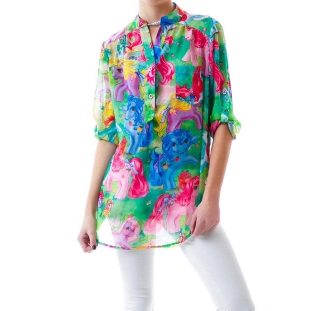 Iron fist, my little pony size medium shirt blouse - Picture 2 of 3
